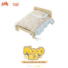 Hosttail Wood Bed เตียงนอนไม้สำหรับสัตว์เลี้ยง พร้อมเบาะและหมอน